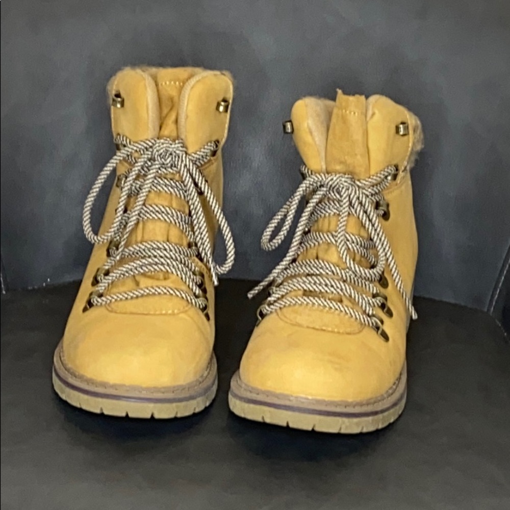 Tan boots